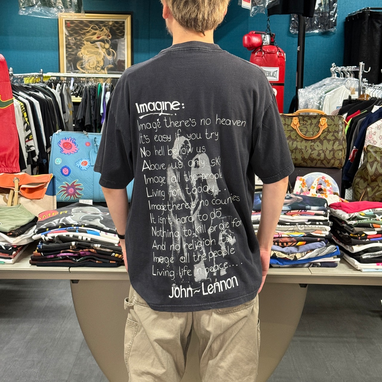 【JOHN LENNON】ジョン・レノン "IMAGINE"メキシカン Vintage Tシャツ