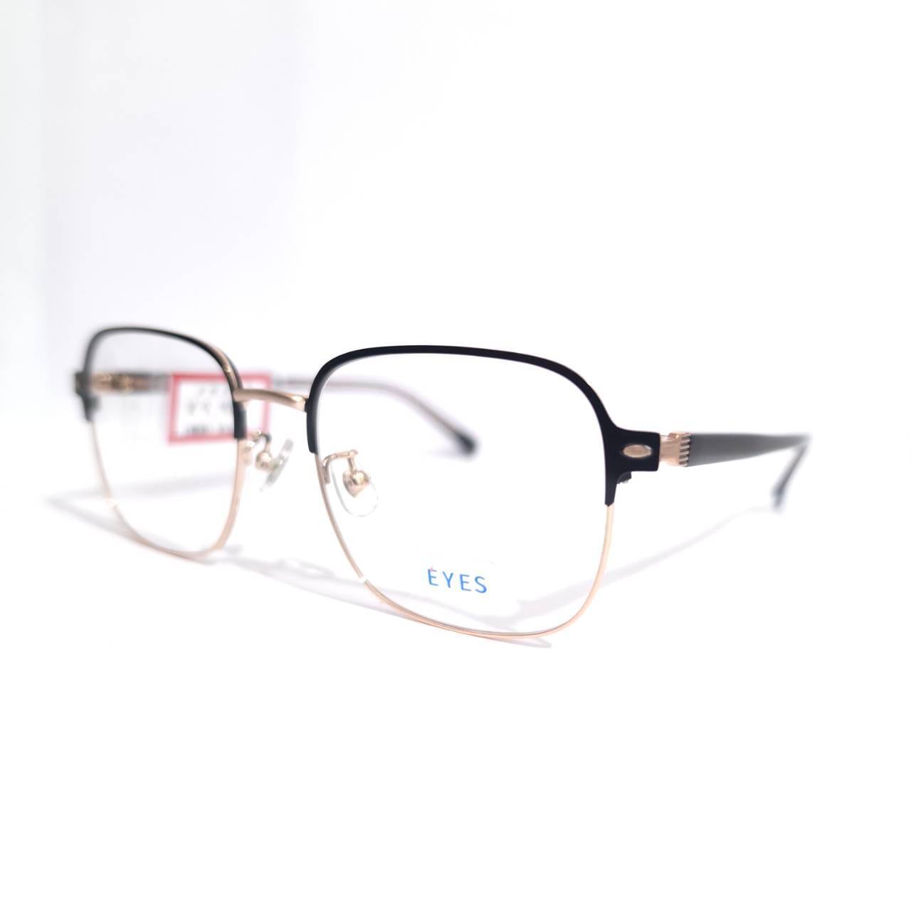 【EYES】ウエリントンメタルフレーム マットブラック・ピンクゴールド