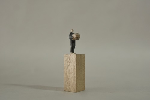 (125)wood figure-mini台付_068