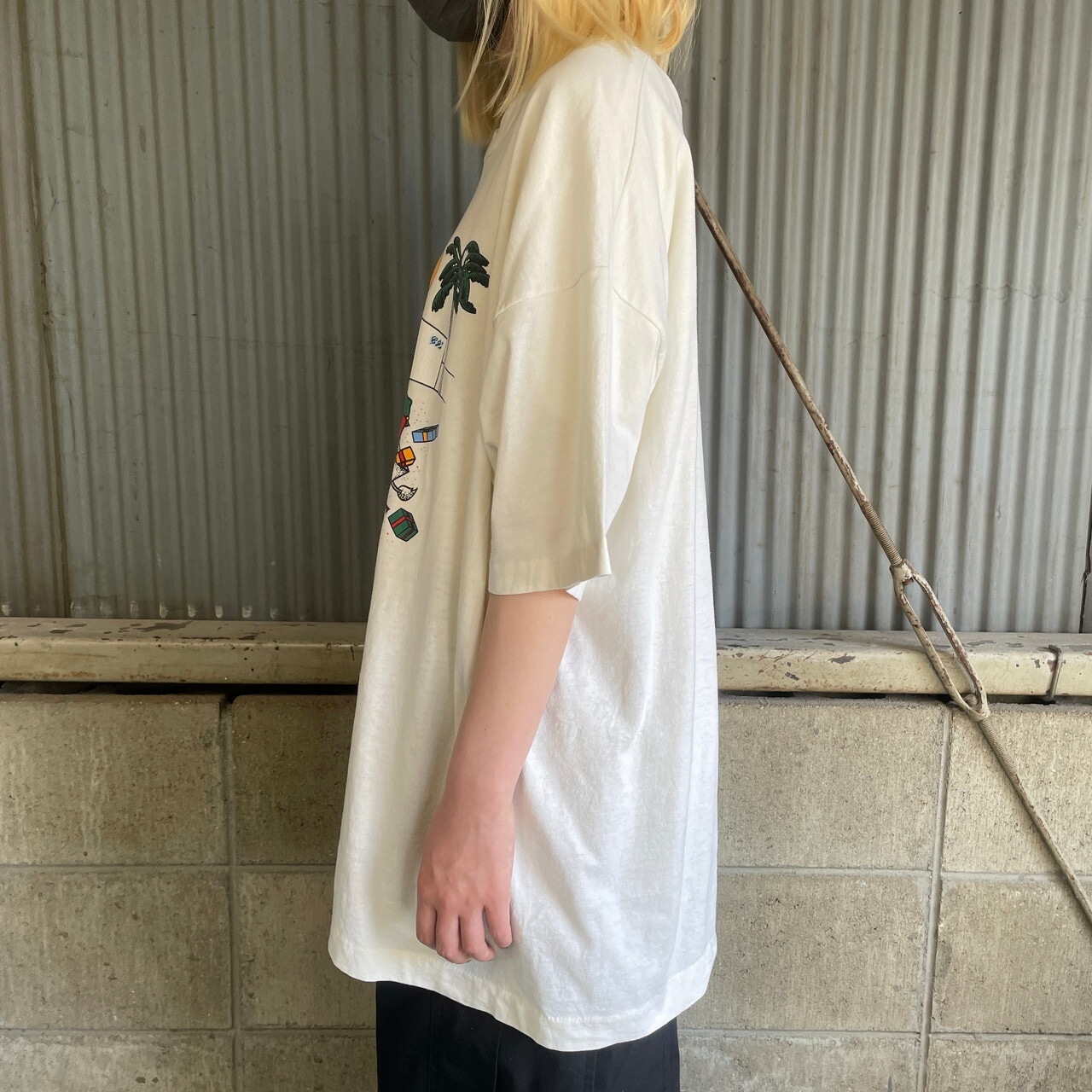 90年代 USA製 企業ロゴ アドバタイジング Tシャツ メンズXXL 古着 