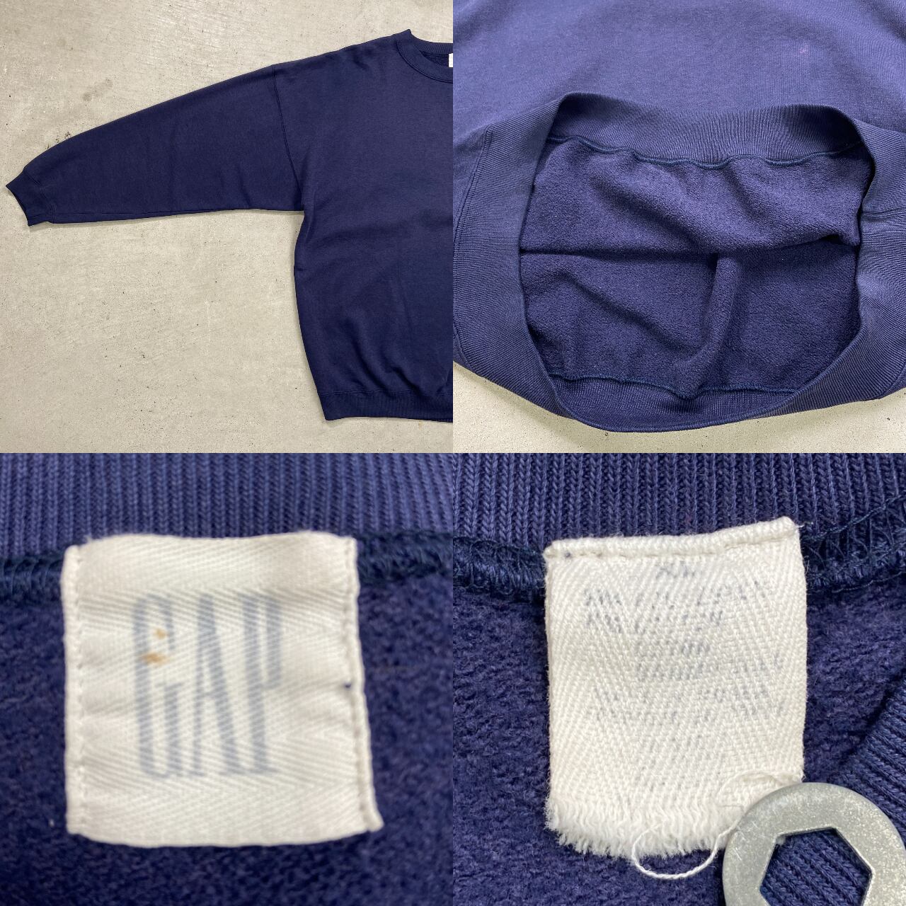 90年代 GAP オールドギャップ ブランクスウェット 無地 スウェット