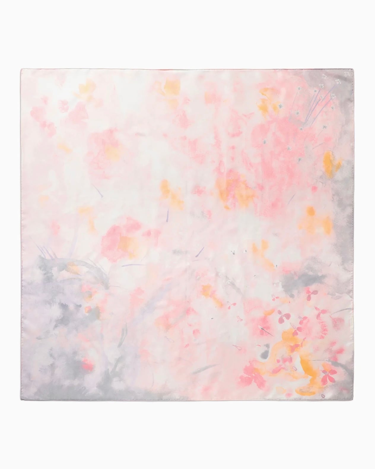 抹*き様 mamekurogouchi 26ss スカーフ Mame Kurogouchi】Hand Printed Silk Scarf/pink | TOLMA.
