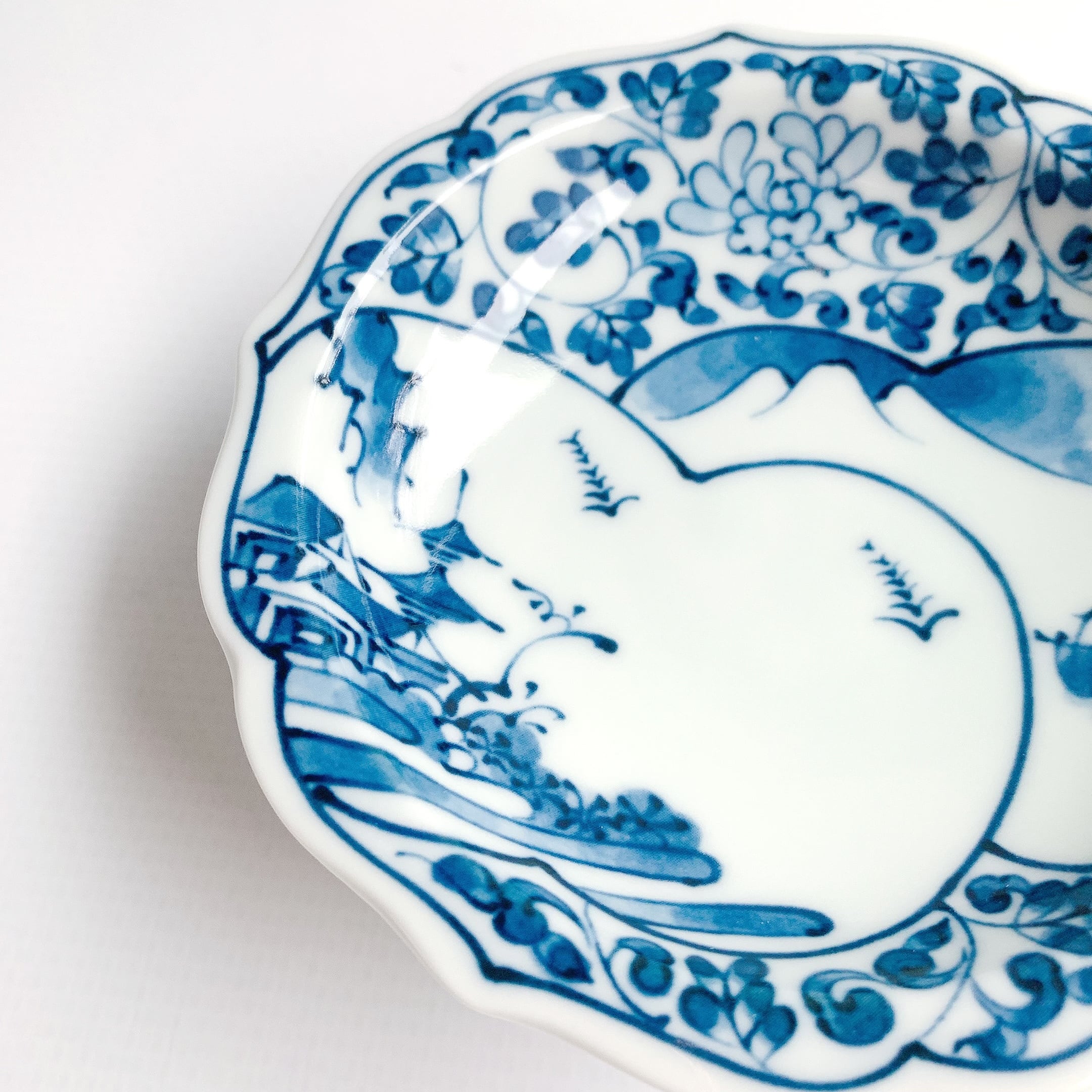 波佐見焼 間取山水 高台小付 | Floraison Table フロレゾンテーブル