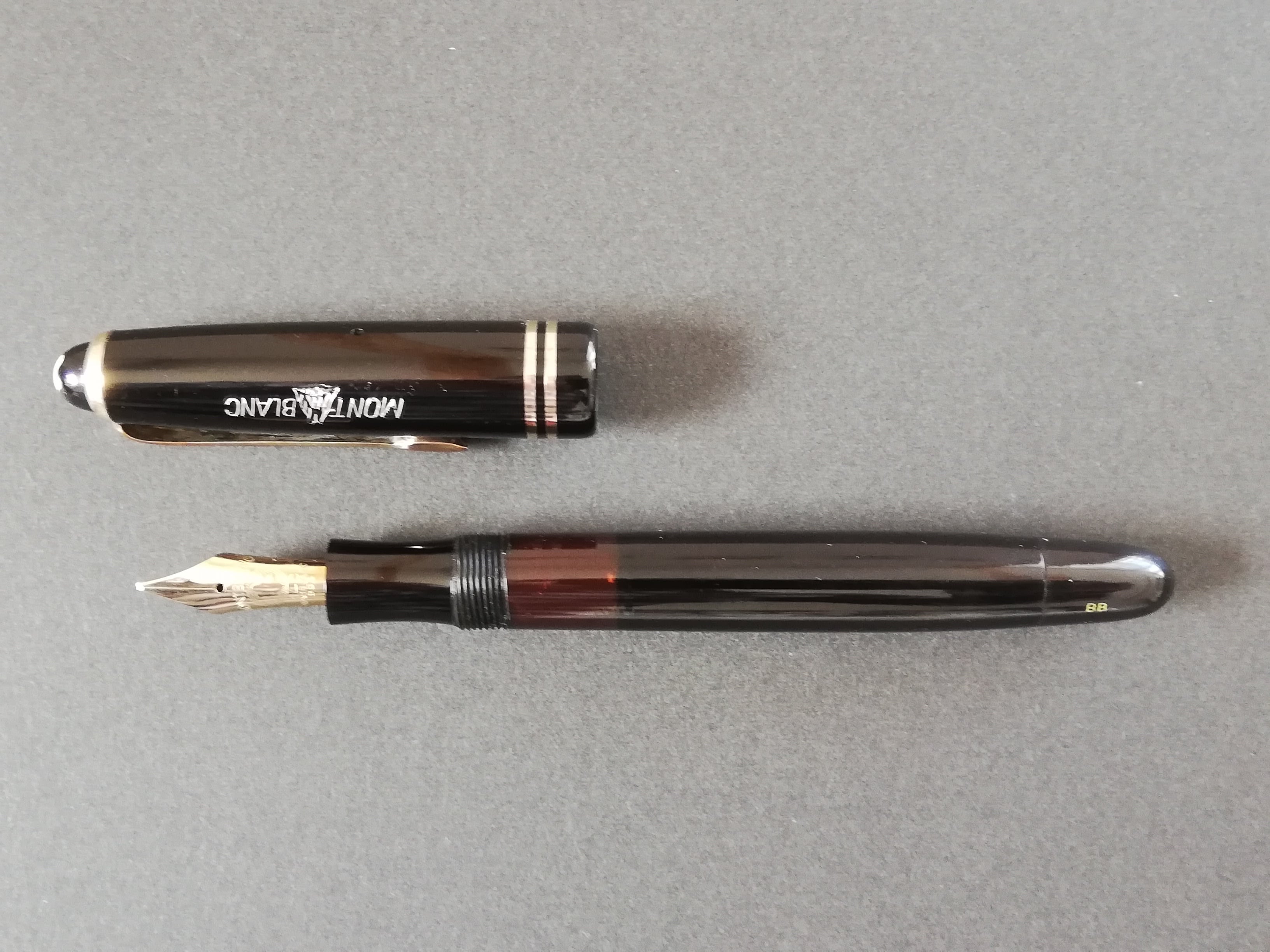 ◆モンブラン万年筆　344 吸入式 1950年代　14C◆ ◇モンブラン万年筆344 吸入式 1950年代14C◇