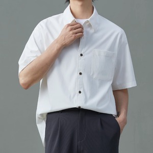 サマー薄手シンプル半袖シャツ　0631