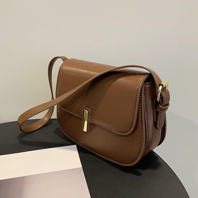 オータムスタンダード レトロ 秋物 スクウェア メッセンジャーバッグ 手作りハンドバック83776282564