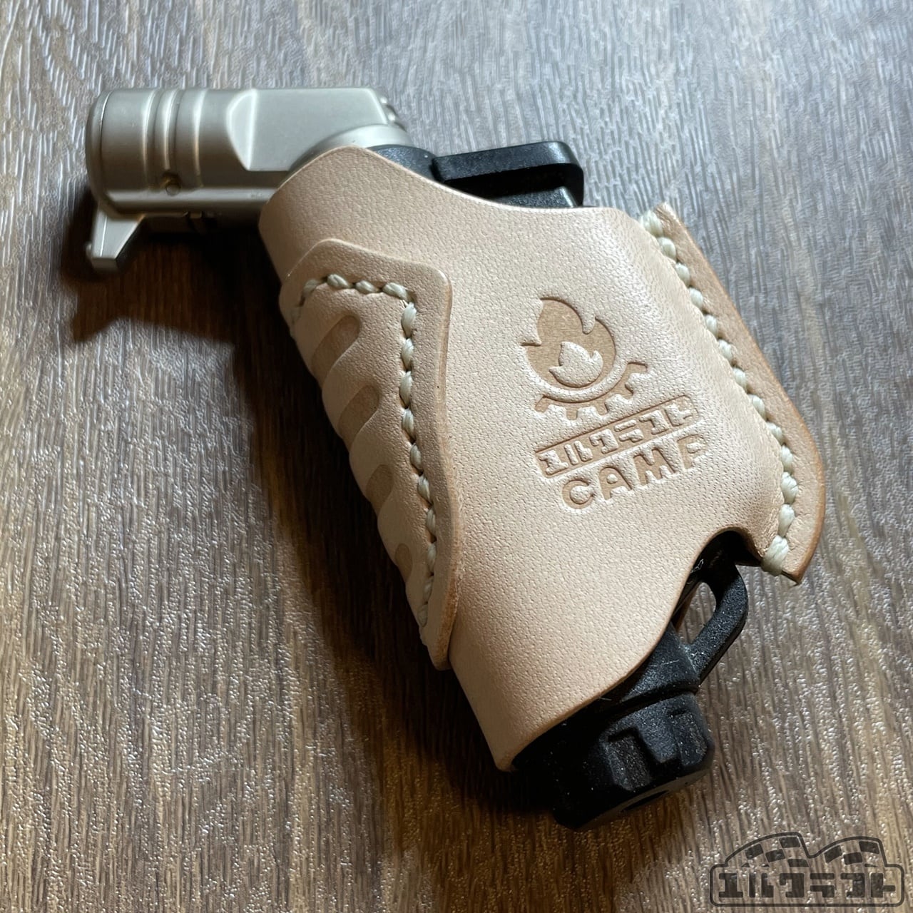 SOTO（ソト）マイクロトーチカバー＆ネックストラップセット　ナチュラル（マイクロトーチケース）