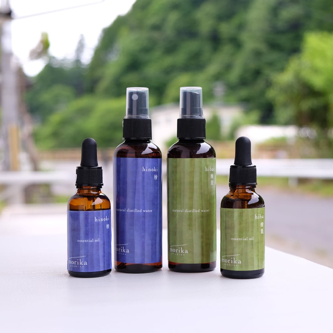 morika / 檜 hinoki 蒸留水スプレー 100ml | doors yamazoe