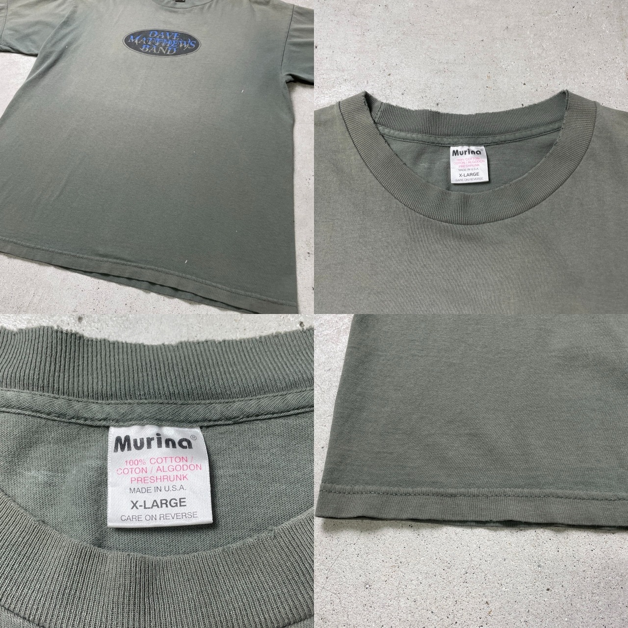 90s 00s USA製 Dave Matthews バンド Tシャツ 仏 【公式通販】