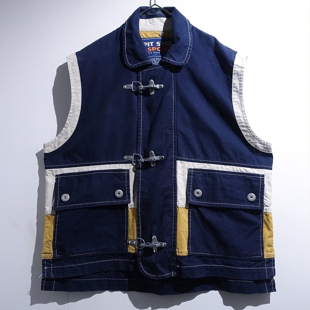 EURO Navy Fireman Hook & Switching Design Vest