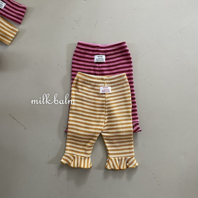 【取寄】milk balm|lollipop frill pants|ロリポップフリルパンツ|XS-XL|kids|26 autumn