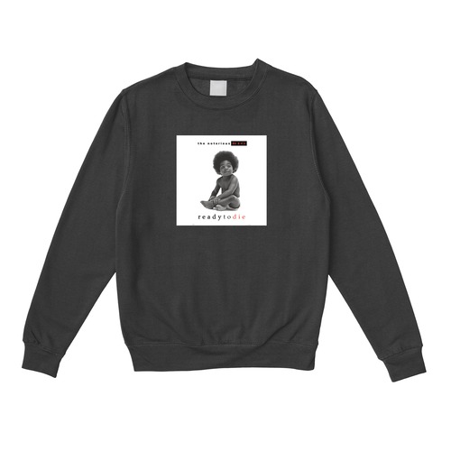 NOTORIOUS B.I.G. Ready to Die Cover Sweat (black/white)