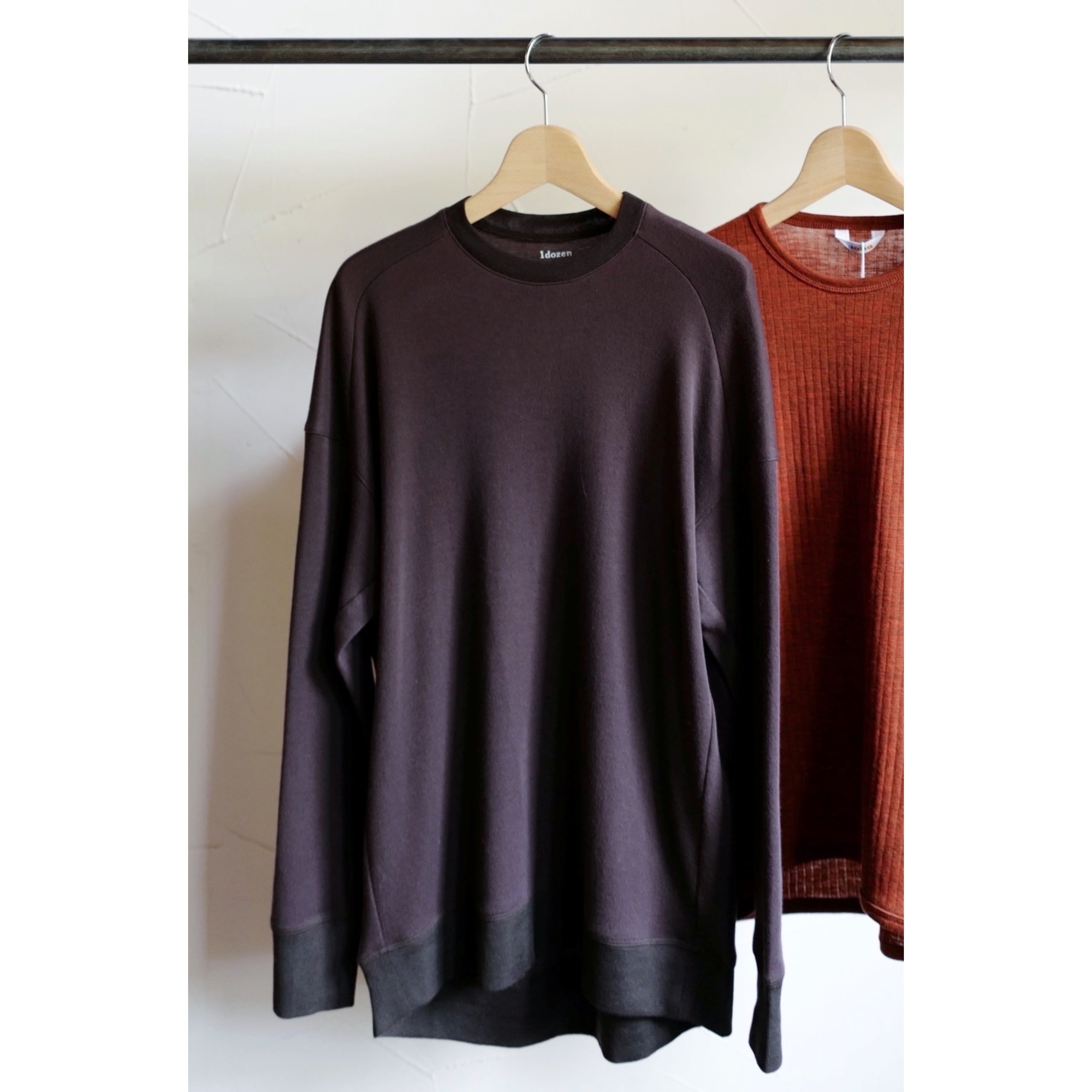 1dozen｜スポンディッシュコットンリラックスプルオーバー（コットン