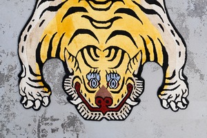 Tibetan Tiger Rug 《Mサイズ•シルク177》チベタンタイガーラグ
