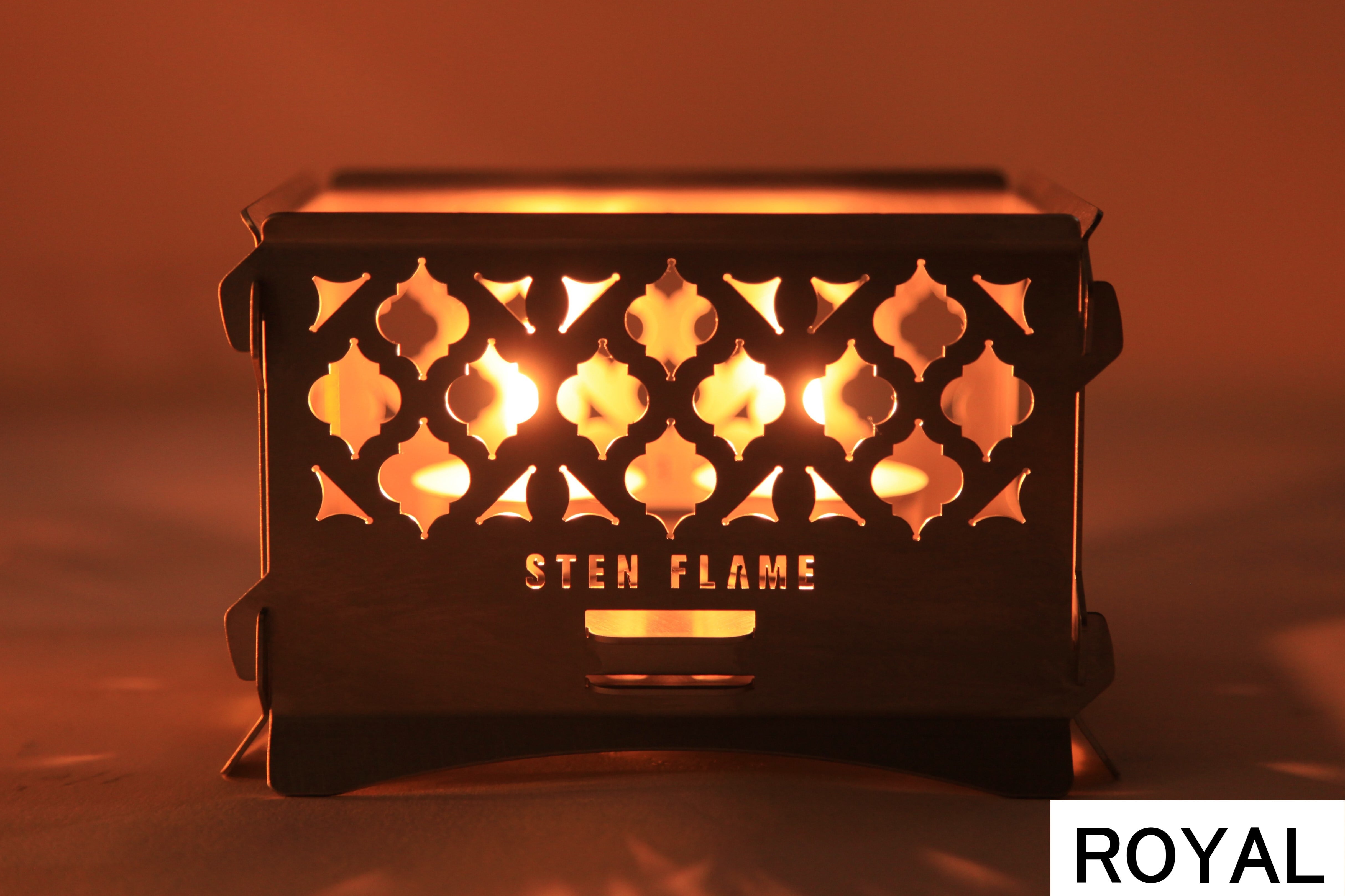 STEN FLAME LIGHT (リーフ) 組み立て式ミニ焚き火台 焚火台 コ