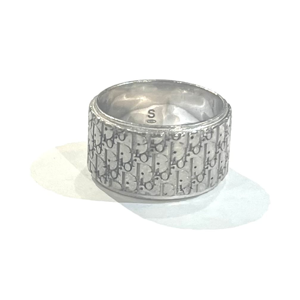 DIOR】Christian Diorオブリーク シグネットリング／スターリング