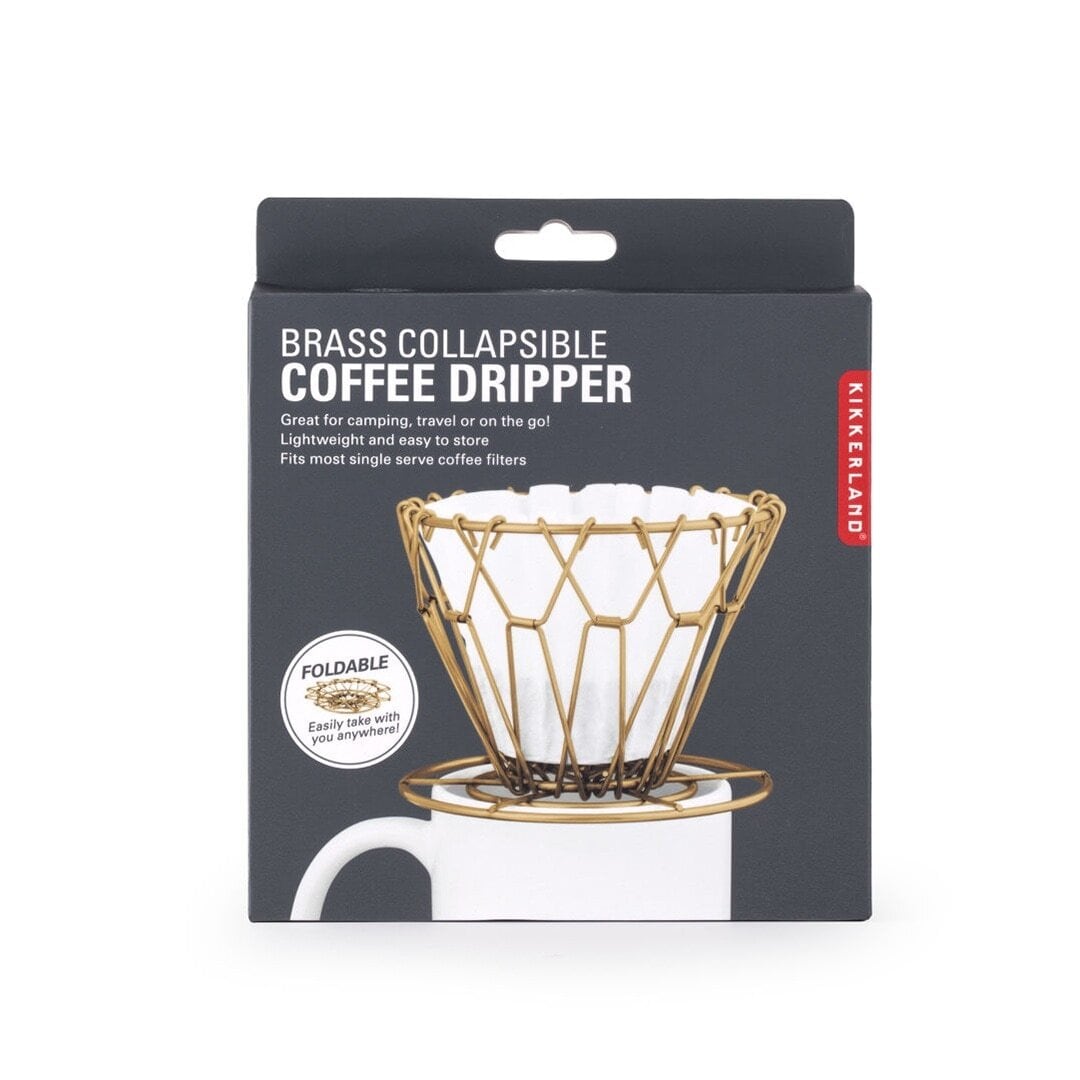 KIKKERLAND／Brass Collapsible Coffee Dripper ブラス | WHATNOT
