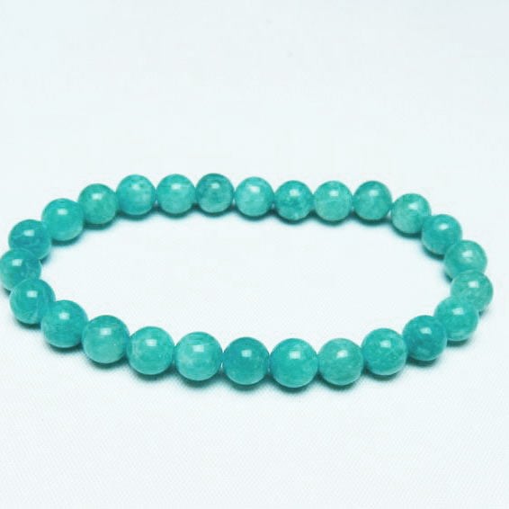 アマゾナイト ブレスレット 7mm 一点物 メール便可 [M便 1/10] 111-47742