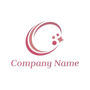 No264 輝きとC【C、アルファベット、ピンク、輝き、クリニック、美容、サロン、エステ、ネイル、ショップ】