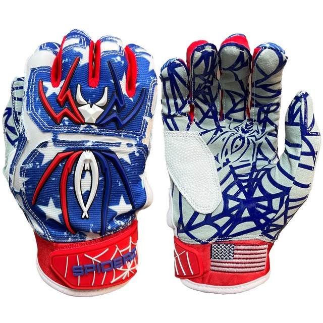 スパイダーズ Spiderz バッティング手袋 大人用 ハイブリッド Hybrid 