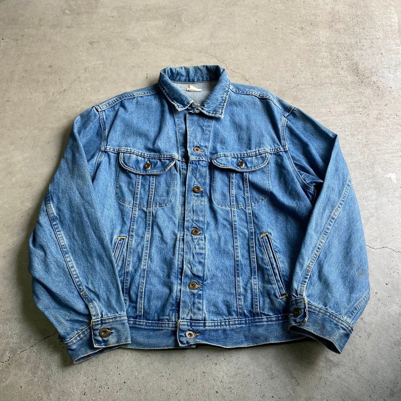 90年代 Usa製 Lee リー デニムジャケット Dungarees Lee メンズxl 古着 90s ビンテージ ヴィンテージ デニムジャケット Sa24 Cave 古着屋 公式 古着通販サイト