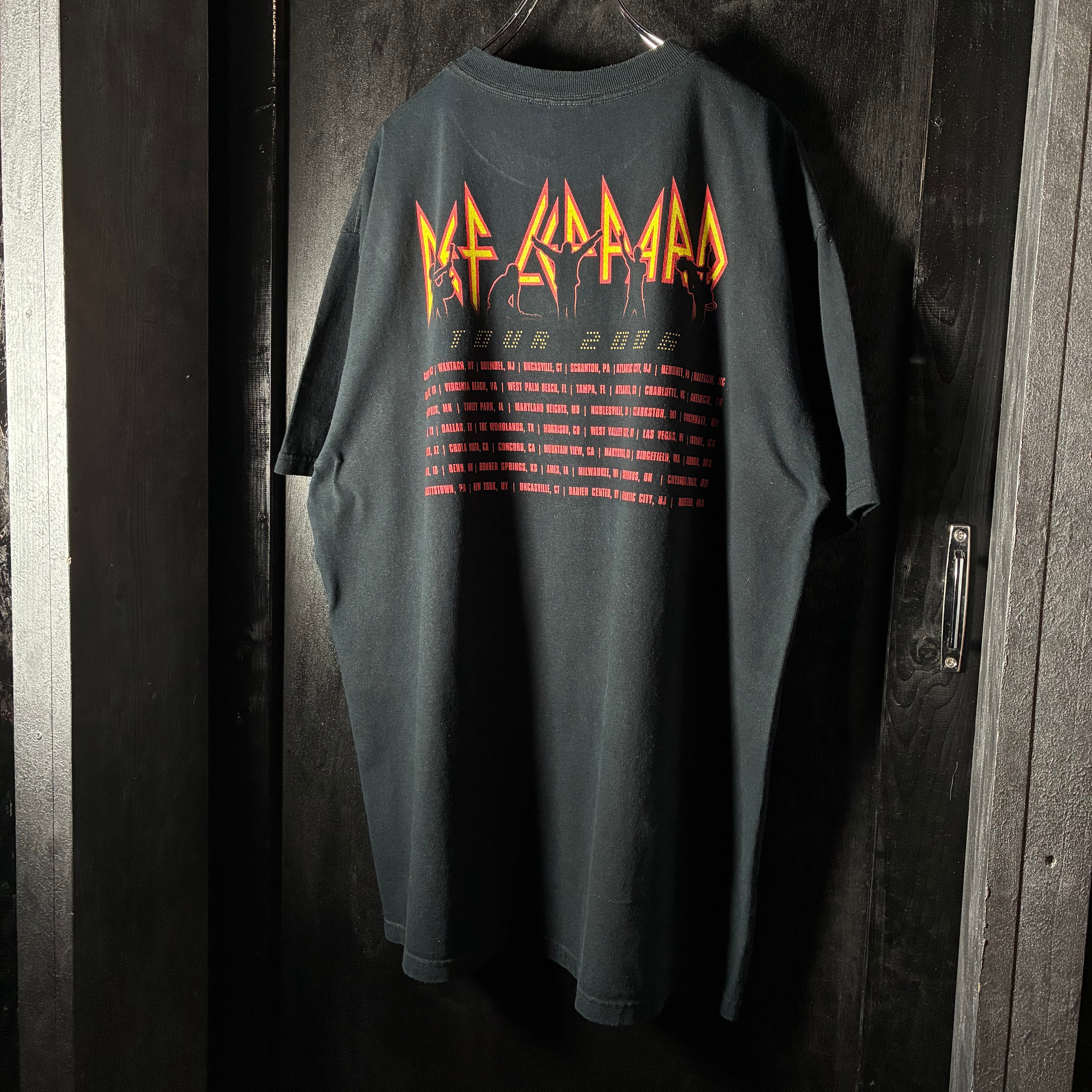 00s anvil DEF LEPPARD バントTシャツ　デフレパード　XL 00s anvil DEF LEPPARD バントTシャツ デフレパード XL | 古着屋