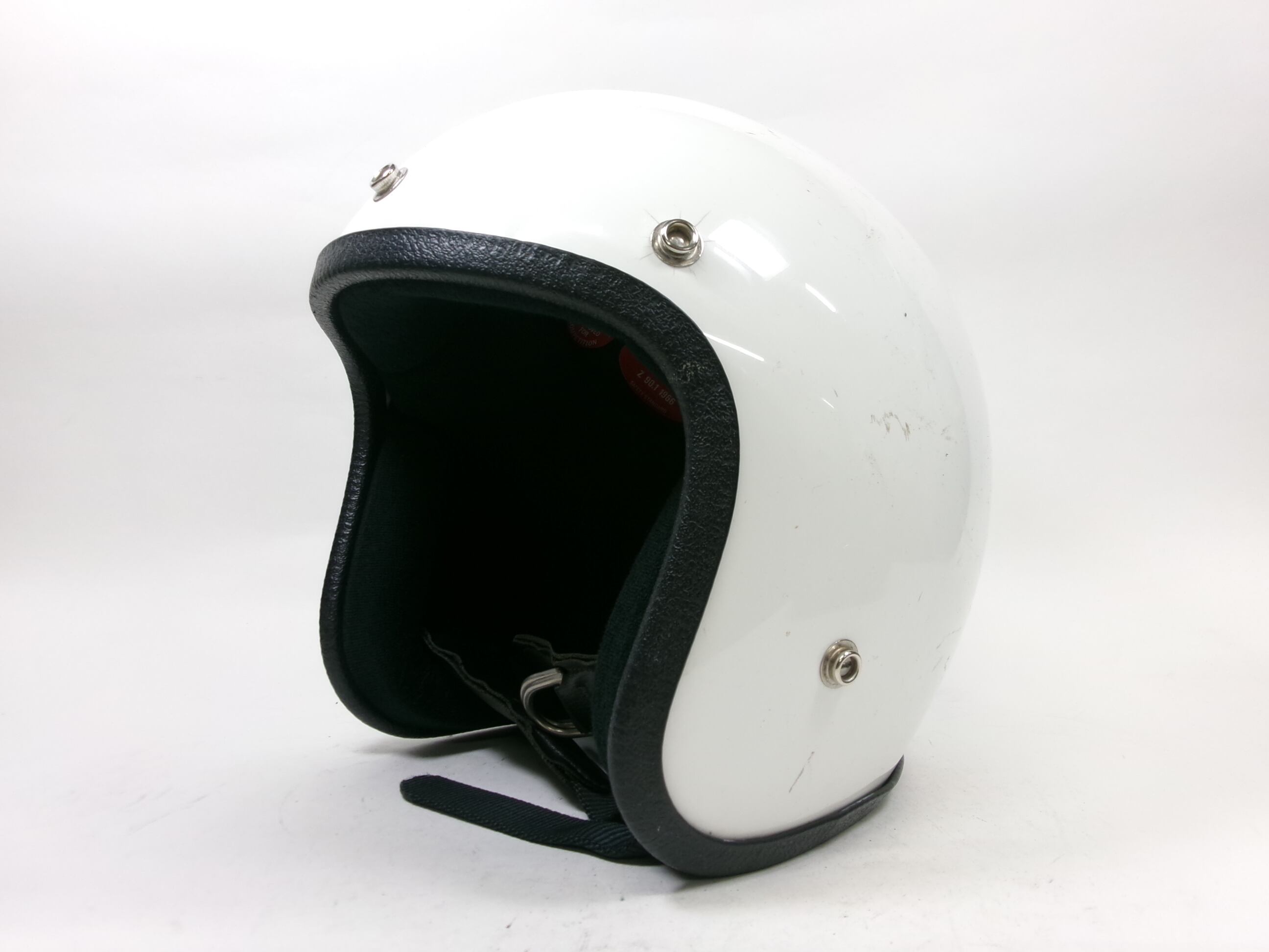 50s/60s McHAL ジェットヘルメット/Sシェル Sシェル！60s McHAL SPEEDWAY ジェットヘルメット 7 ダブルストラップ