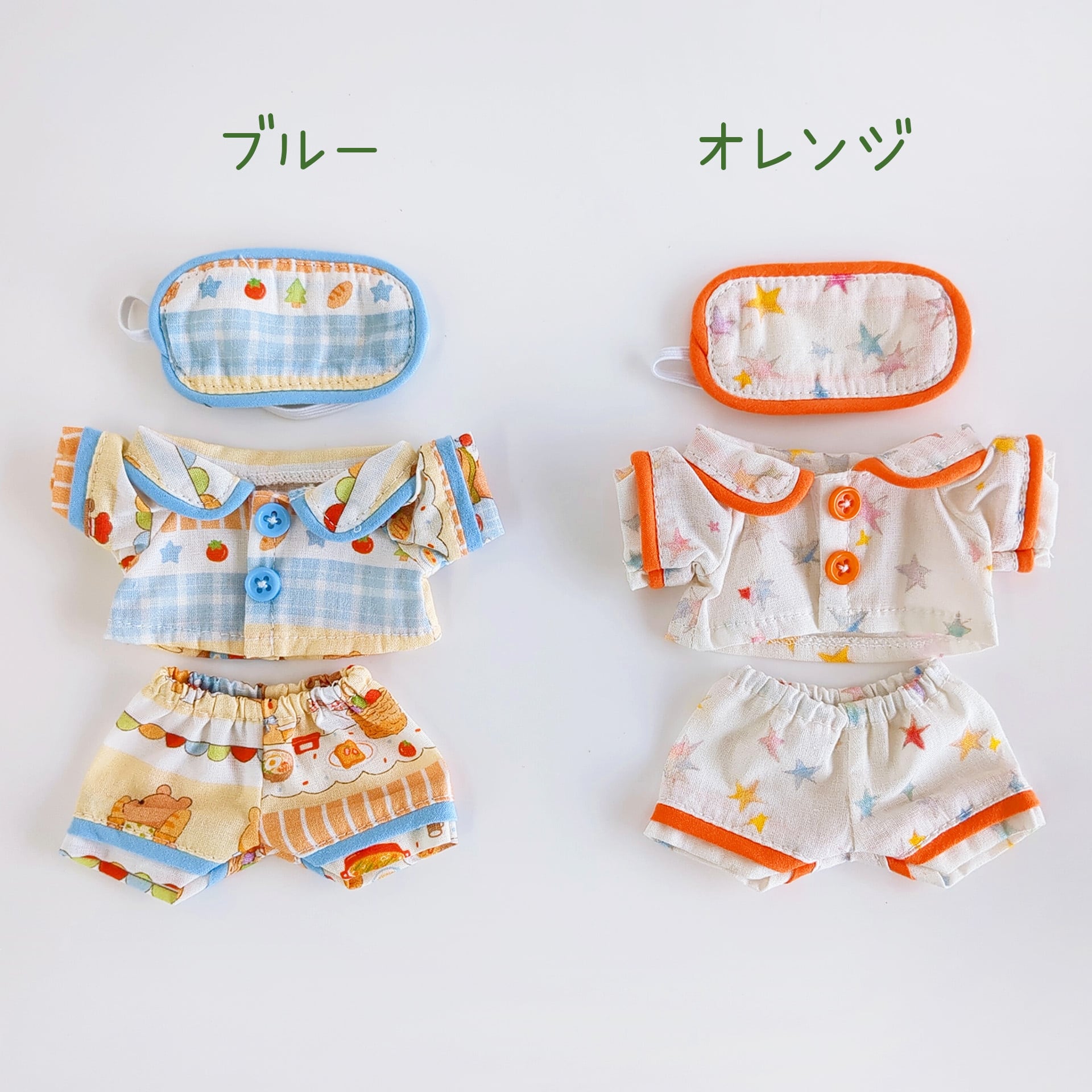 8W-1395【15cm】ポップ柄パジャマ | Little Closet │ ぬい服・ぬい活