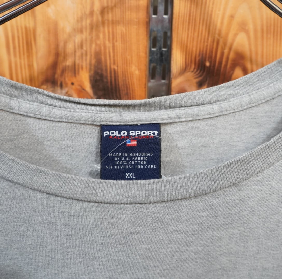 90s polosport ralphlauren 鮫 ポケットTシャツ XXL/ポロスポーツ