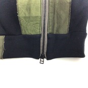 Remake Hoodie black×Military【hoodie06】