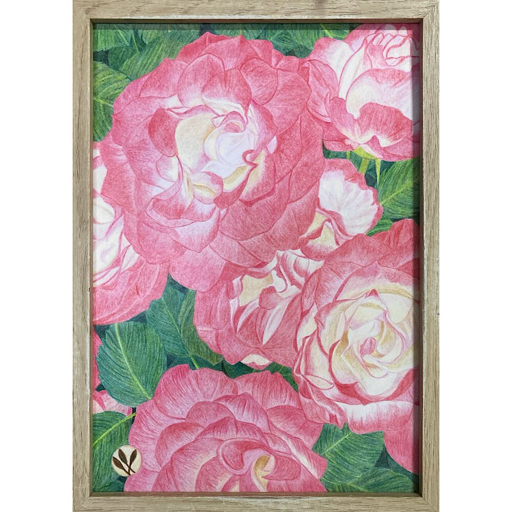 薔薇のある風景〈18〉 」 | yotto's gallery【 色鉛筆画 】