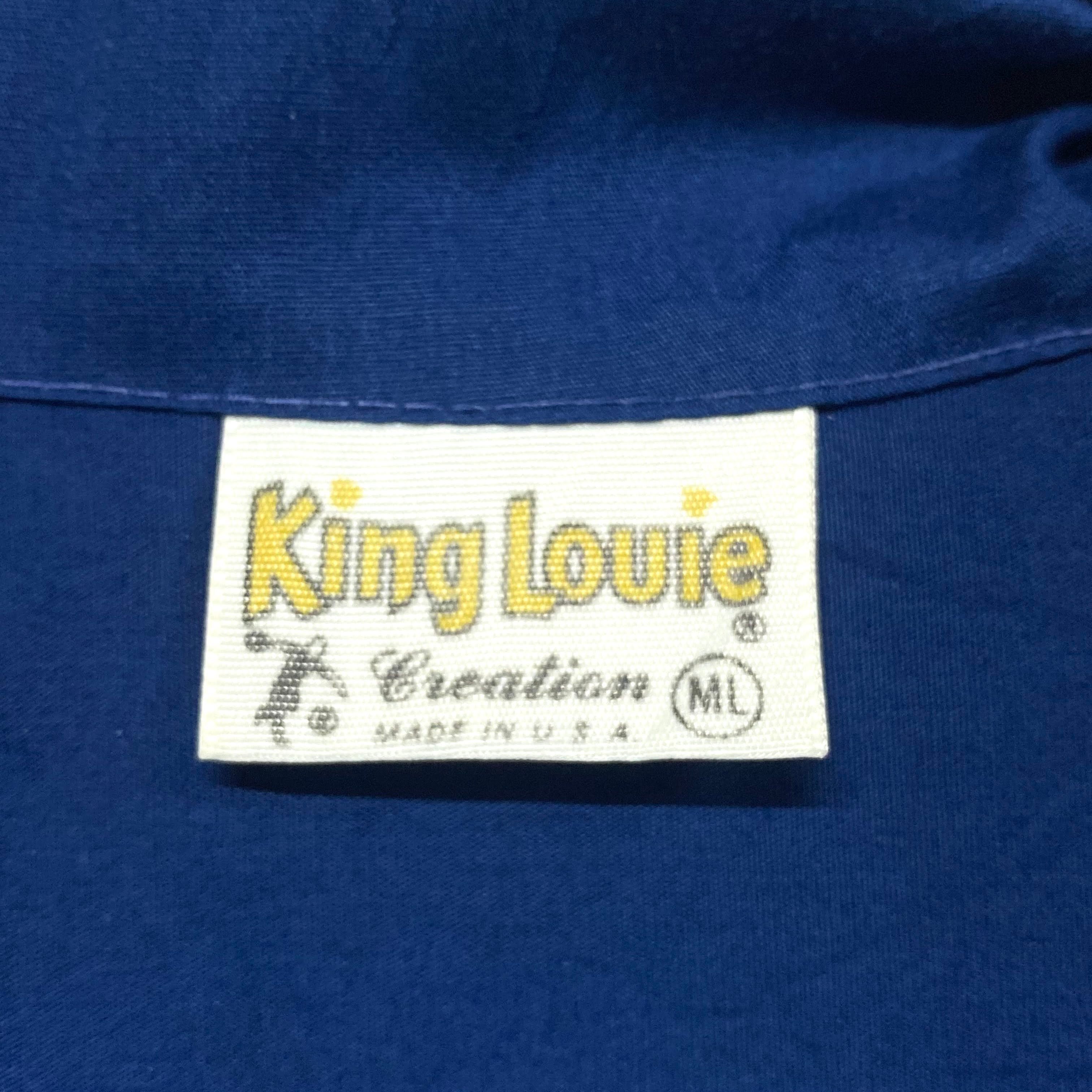 70年代 USA製 king Louie キングルイ ボーリングシャツ ボウリングシャツ メンズML ヴィンテージ 【半袖シャツ】 | cave  古着屋【公式】古着通販サイト powered by BASE