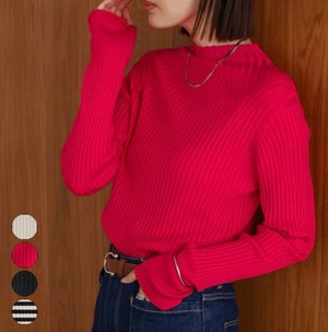 ヒートハイネックニットプルオーバー