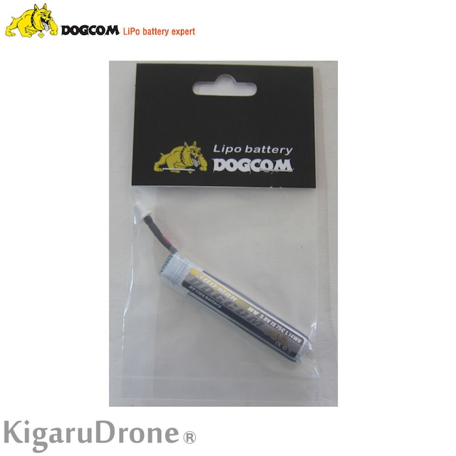 【BT2.0 1SHV 300mAh 1S 高出力レース用】DOGCOM HV 300mAh 75C 1S 3.8V FPV HV battery  with BT2.0コネクターケーブル