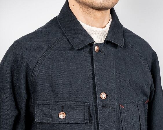 WORKERS ワーカーズ CAT DAY Coverall Duck 黒 WORKERS(ワーカーズ)～CAT DAY Coverall, Black Duck～ | Amboy