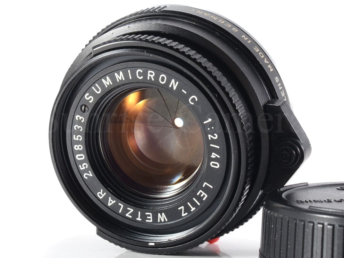 良品! ライカ ズミクロン 40mm F2 OH済 購入店保証書付 Mマウント Leica Summicron C 40mm F2 Mマウント 整備済 ライカ ズミクロン