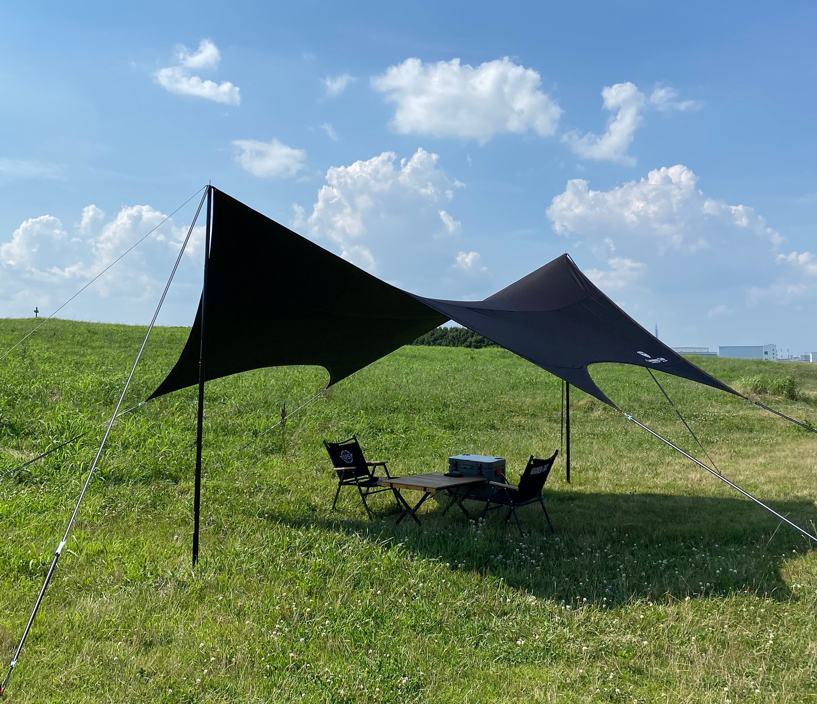 ヘキサ2 ブラック HEXA2 BLACK＆BLACK CAMPING CLUB /キャンピング 