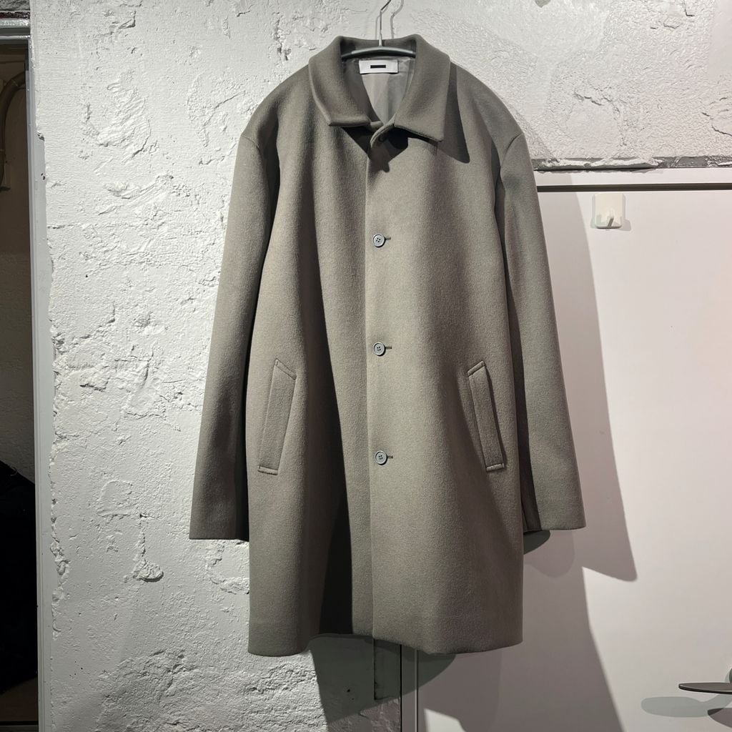 REVERBERATE リバーバレイト HALF COAT ステンカラーコート グレー