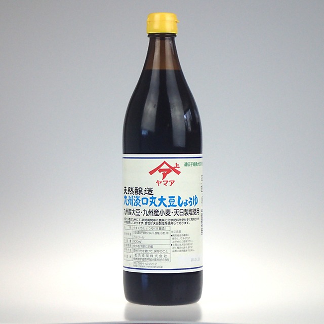 天然醸造　九州淡口丸大豆しょうゆ900ml