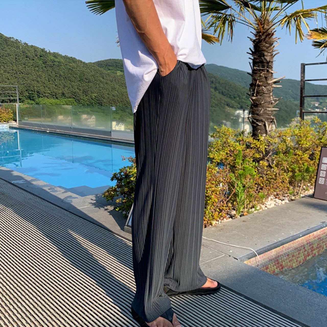 細プリーツパンツ　MT0080288