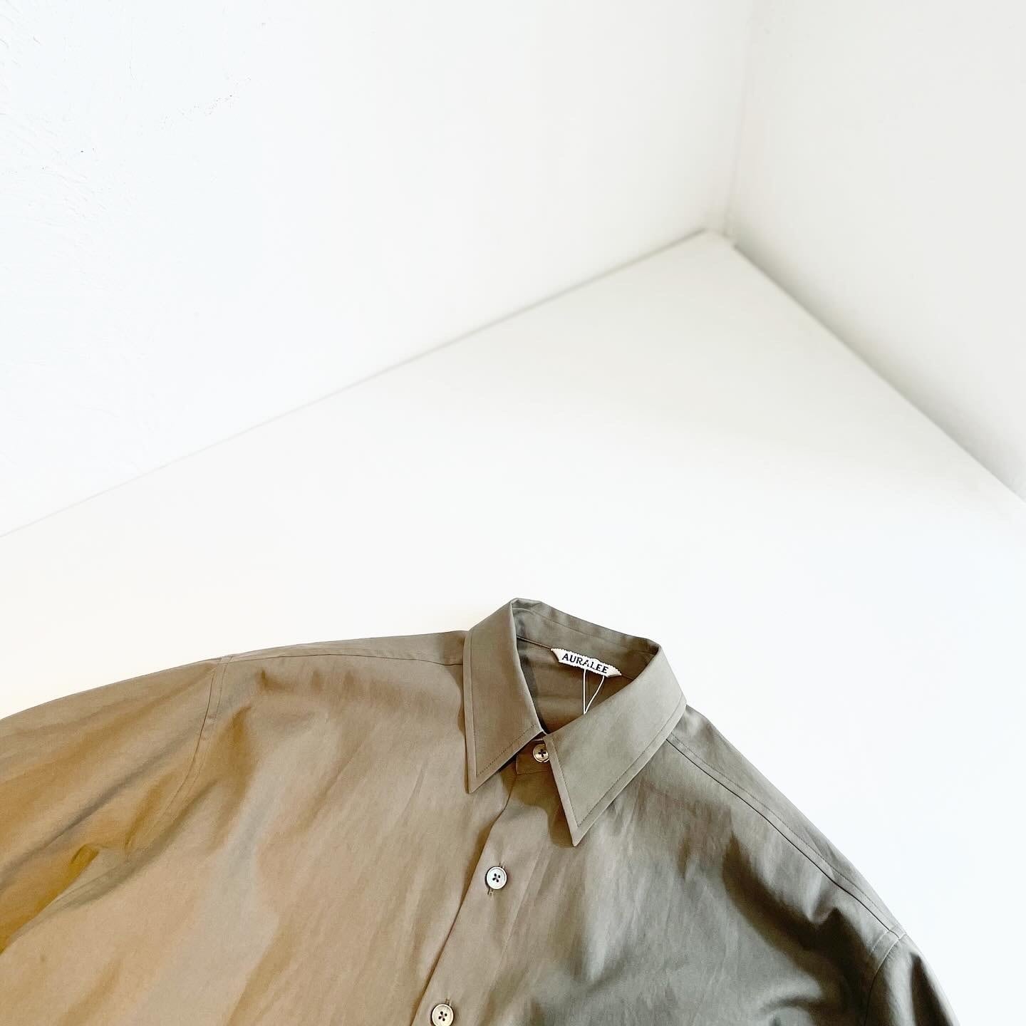 AURALEE(オーラリー)2024aw WASHED FINX TWILL BIG SHIRT AURALEE(オーラリー)2024aw WASHED FINX TWILL BIG SHIRT