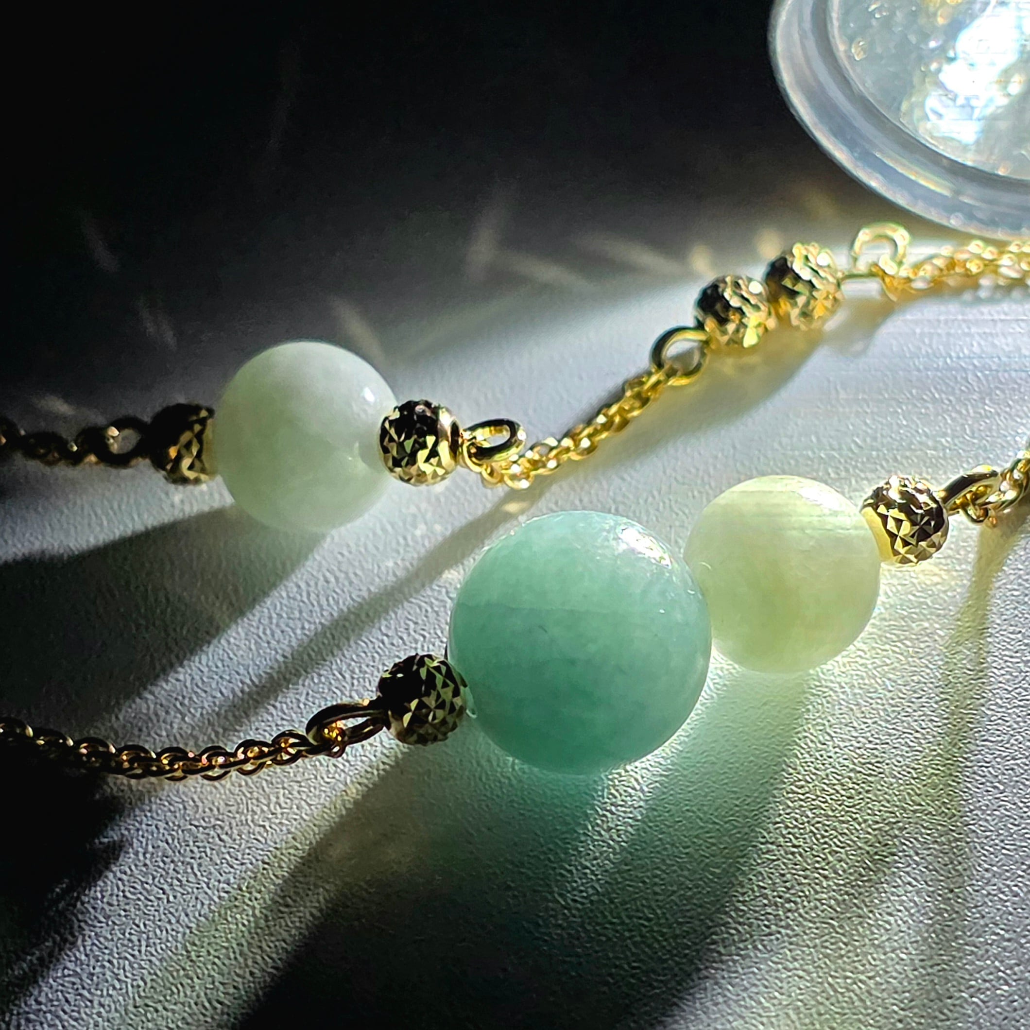 本翡翠ブレスレット兼ペンダント k18 ダイヤモンド 超高氷ヒスイ 高級