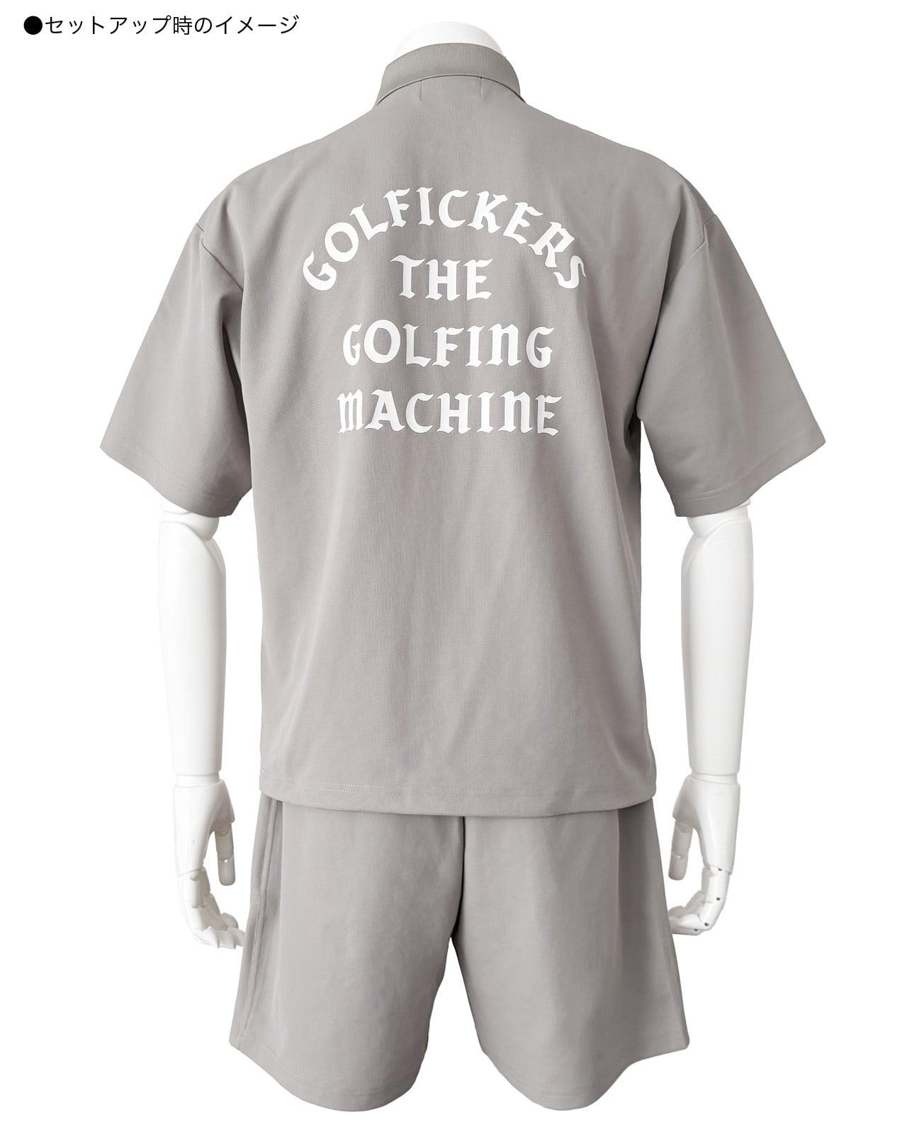 HOLE 674] UVカット & COOL ハーフパンツ -Gray- | Golfickers