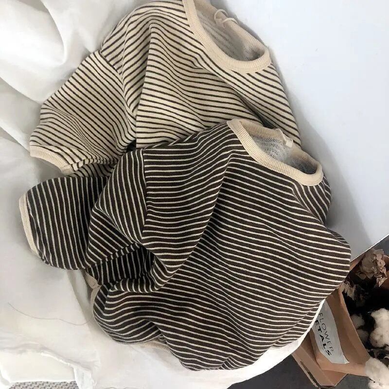 【BABY&KID】春新作 ボーダー柄トップス