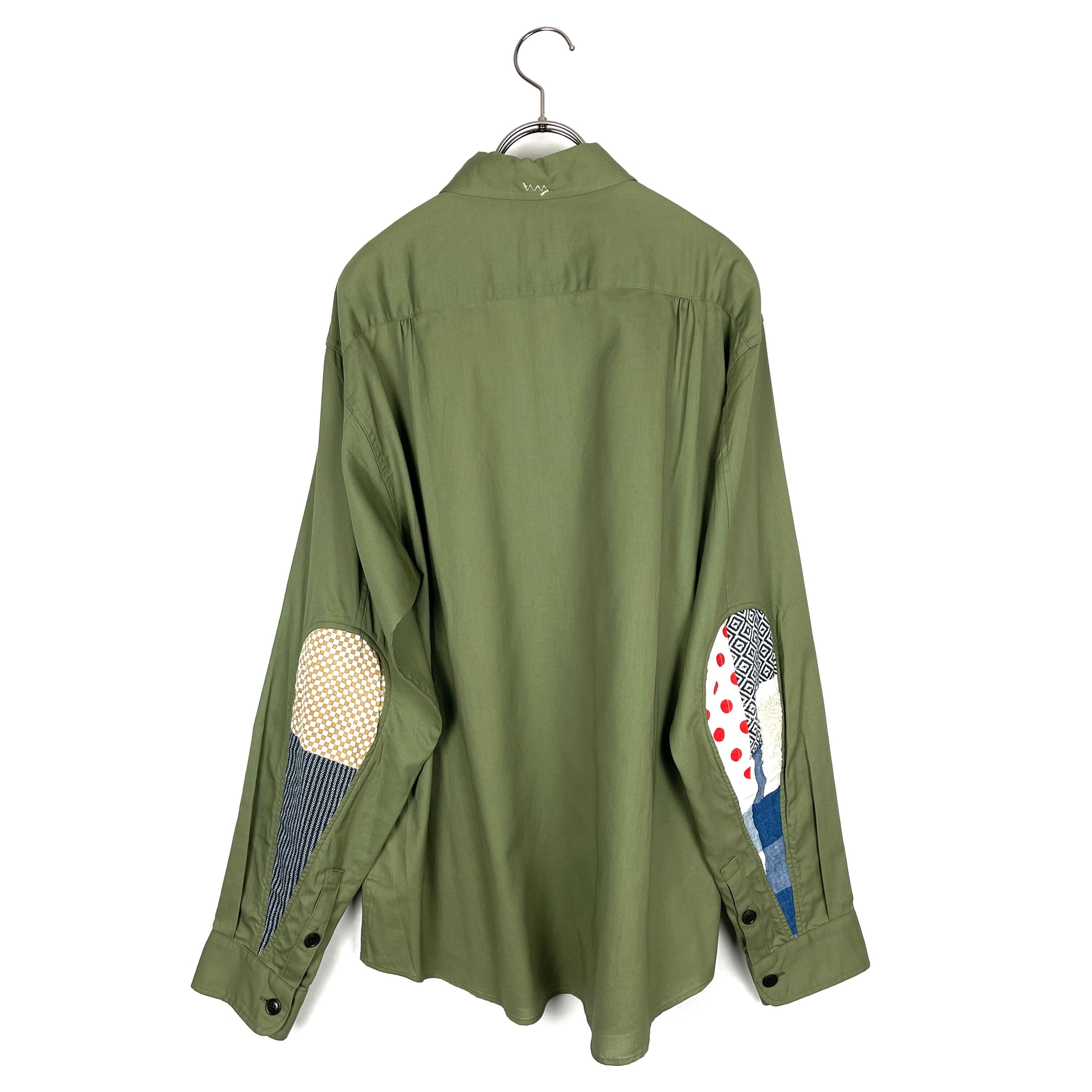 VISVIM(ビズビム) USM ALBACORE SHIRT L/S COLLAGE 19SS (khaki)