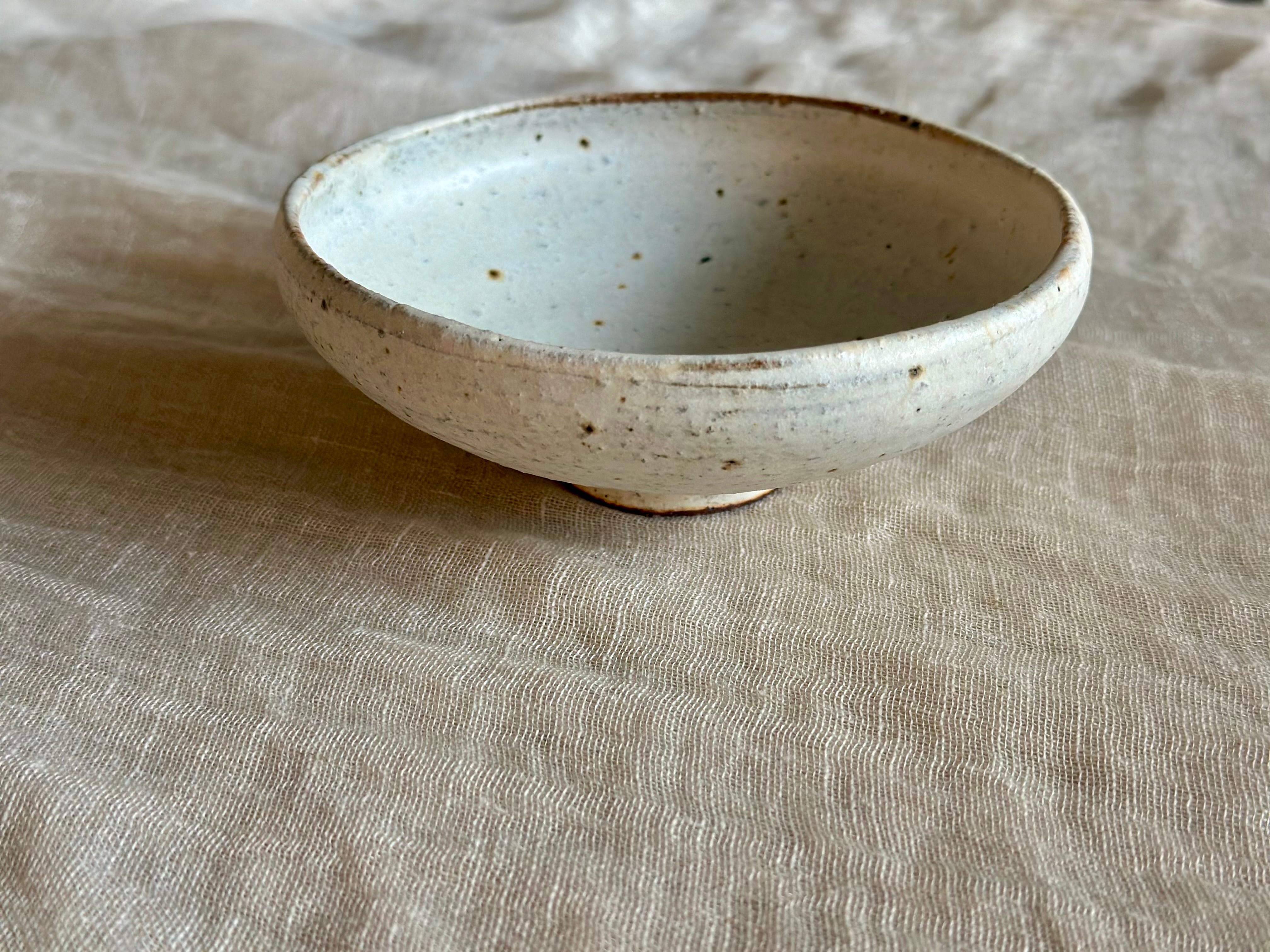 antique Shiromoegi ご飯茶碗(浅いタイプ)