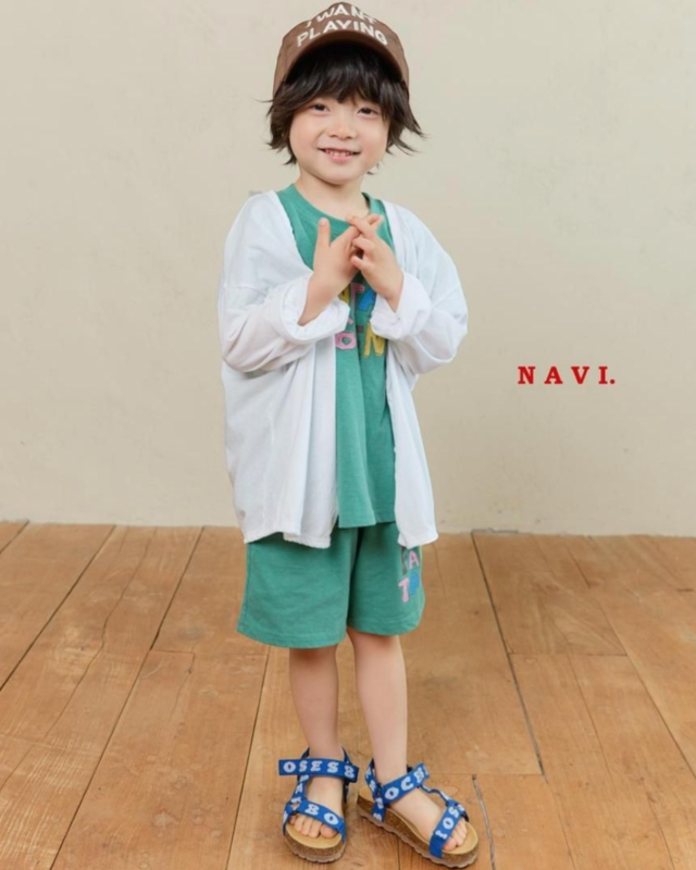 《送料無料》エアーカーディガン：kids【navi】※お取り寄せ