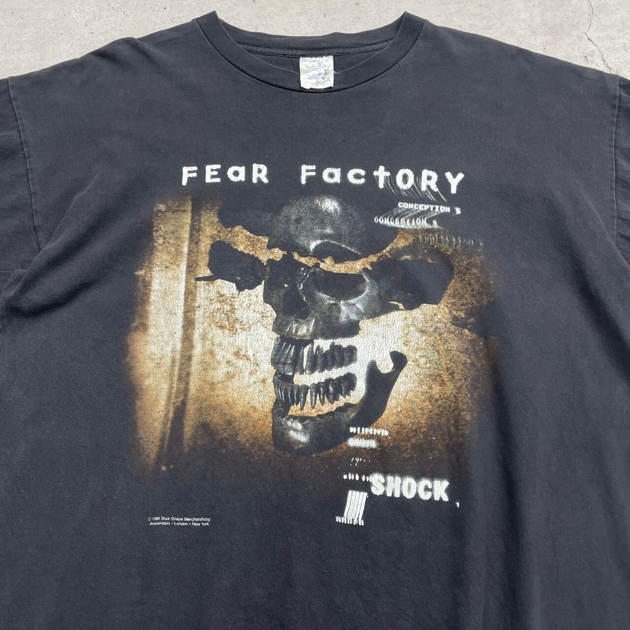 90年代 USA製 FEaR Factory SHOCK フィア・ファクトリー バンドTシャツ 