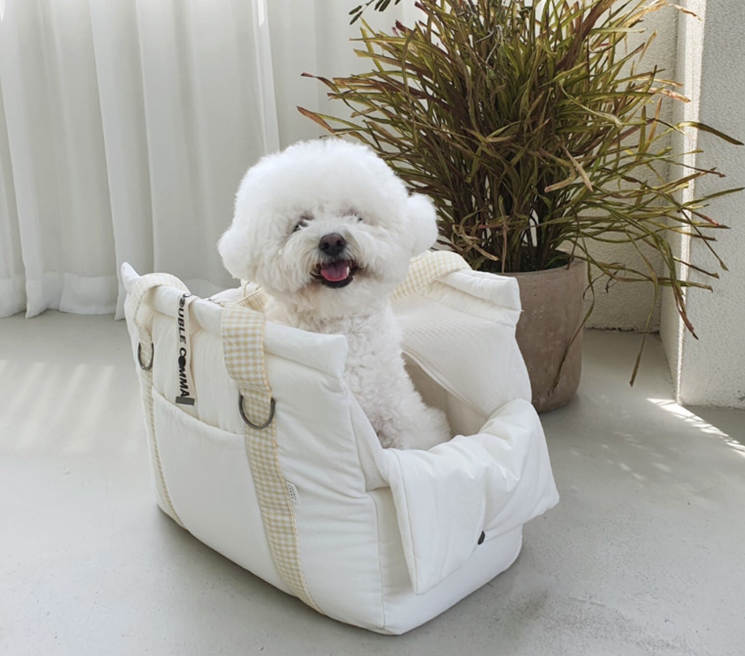 予約【DOUBLE COMMA】THECOM BAG (Ivory) | haneulpet