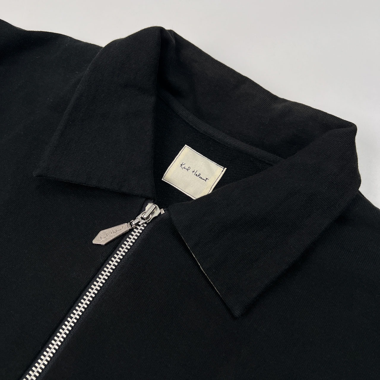 Karl Helmut カールヘルム ジップアップ スウェット ジャケット サイズ L /ブラック/ワッペン/ピンクハウス/日本製
